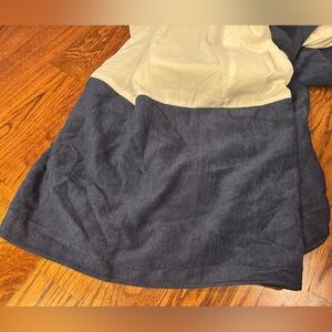 NWOT - Navy King Sized Bed Skirt
